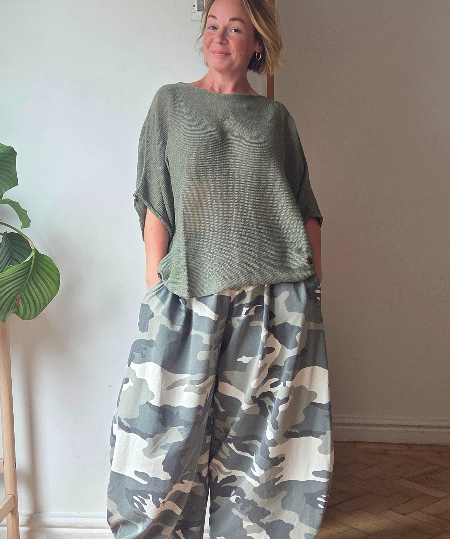Cotton Blend Fine knit top