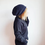 Chunky simple slouch hat