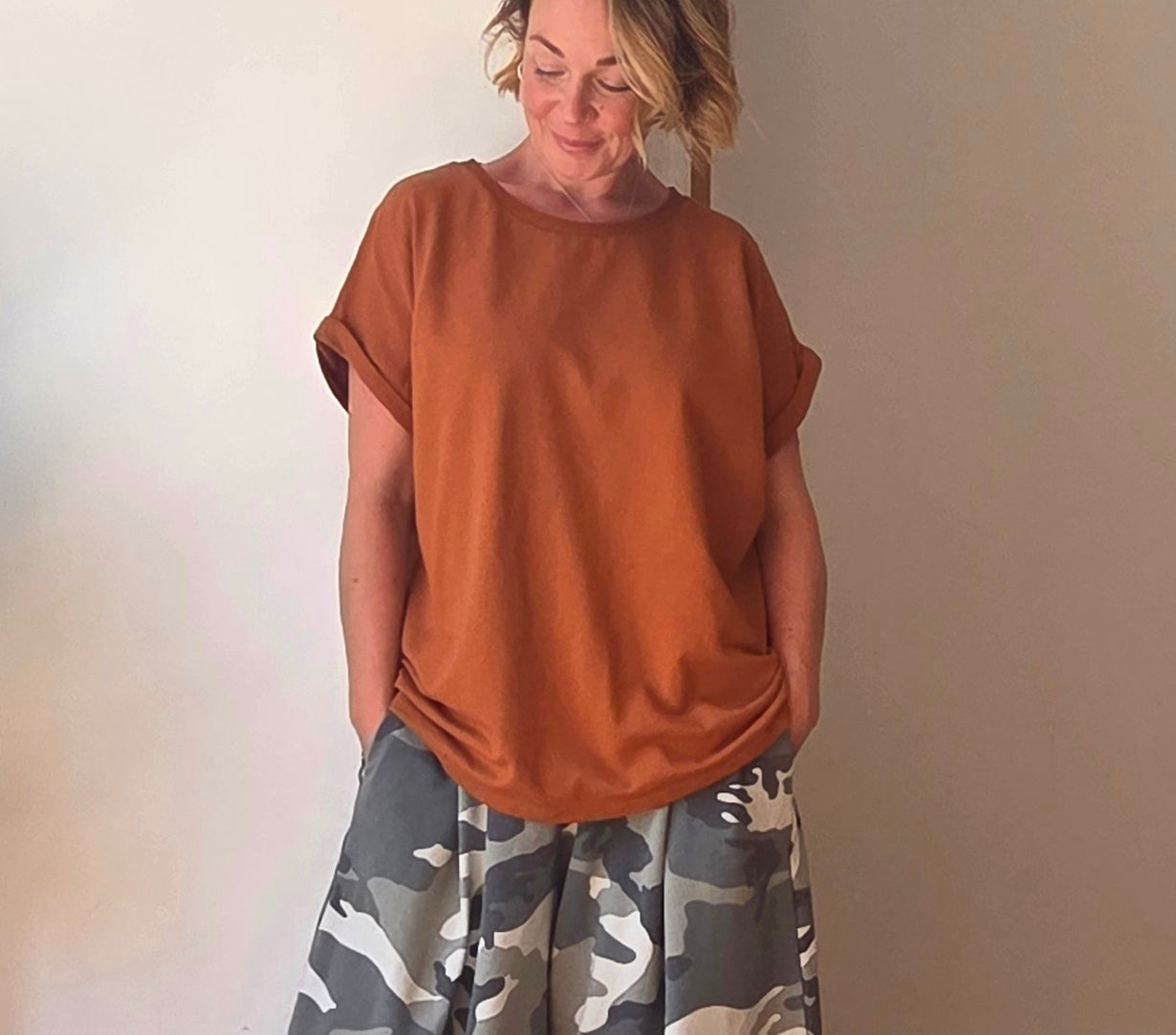 Turned Sleeve T-shirt