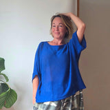 Cotton Blend Fine knit top