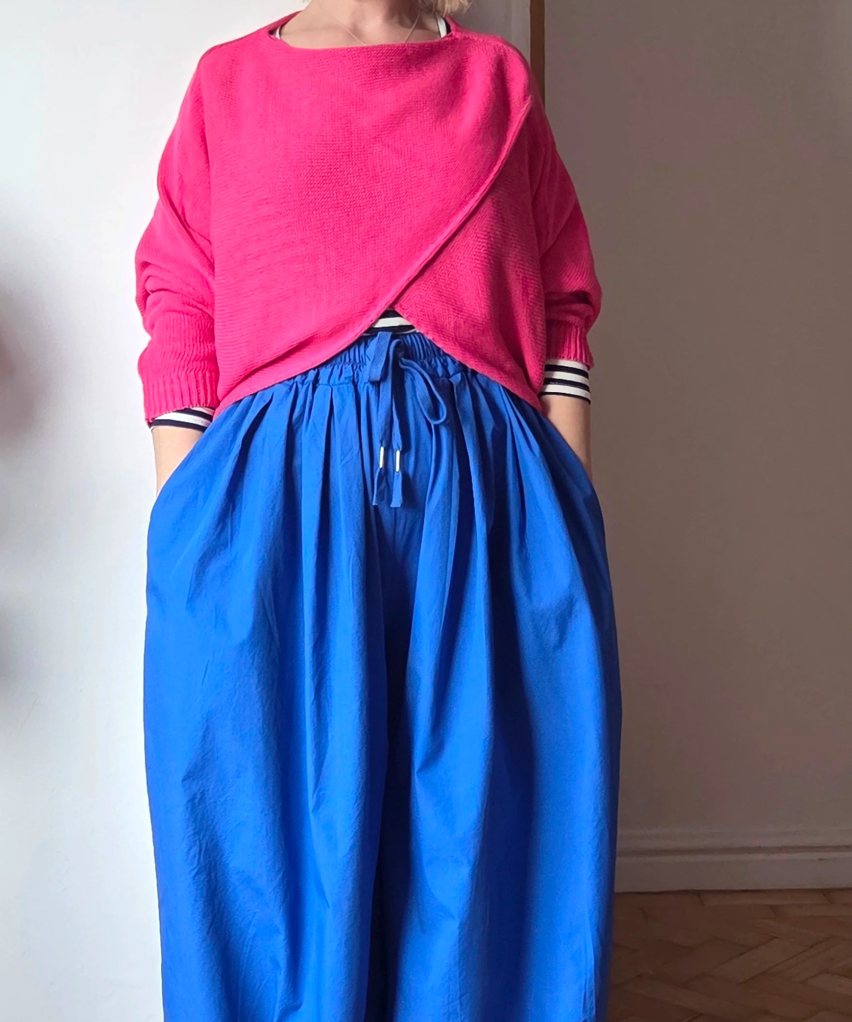 The baby crossover front jumper (cotton blend) from So Satsuma Clothing UK.