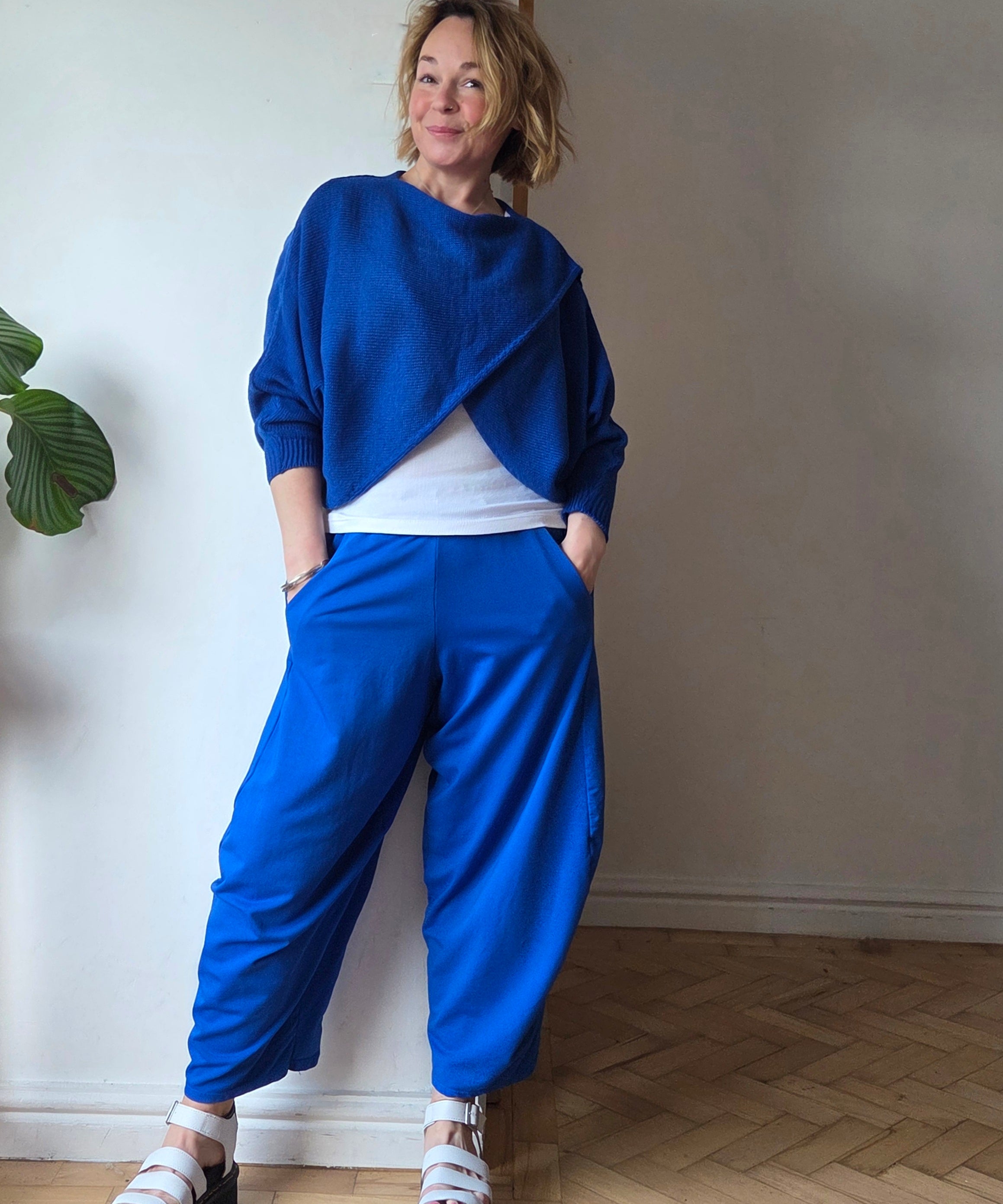 Cropped Jersey trousers from So Satsuma Clothing UK.