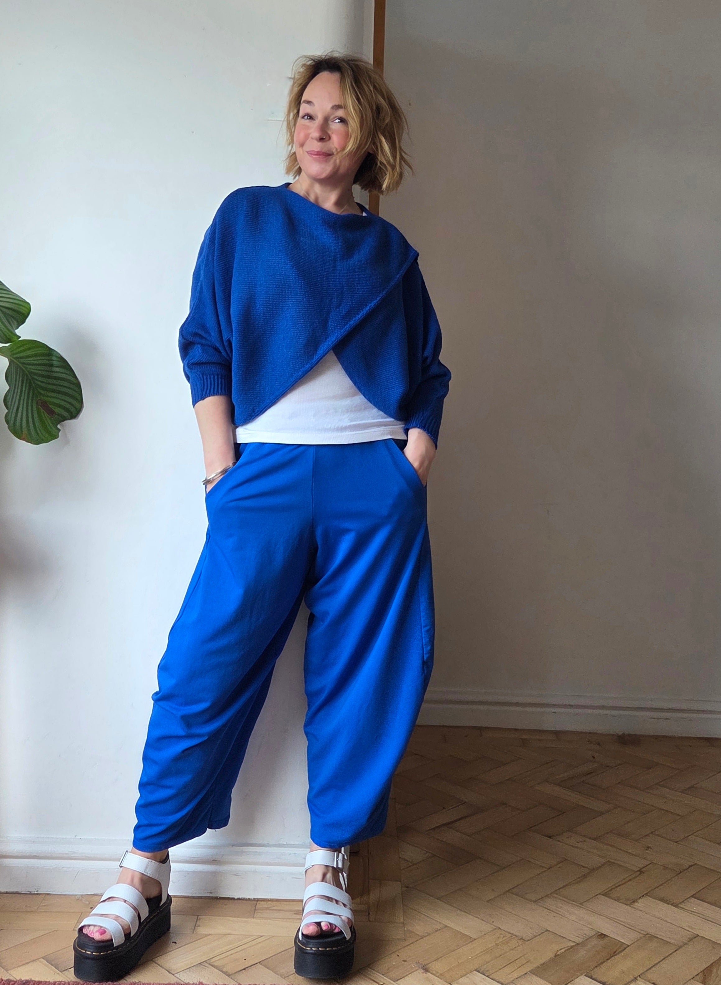 Cropped Jersey trousers from So Satsuma Clothing UK.
