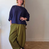 cropped jersey trousers from SoSatsuma UK.