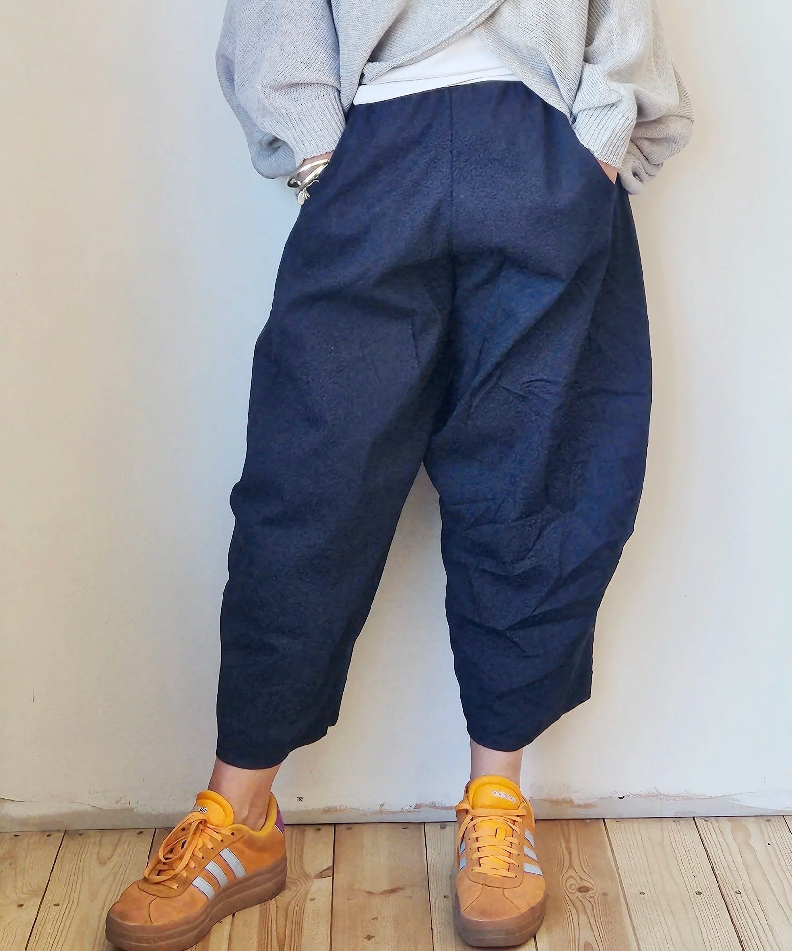 Cropped Jersey trousers from So Satsuma Clothing UK.