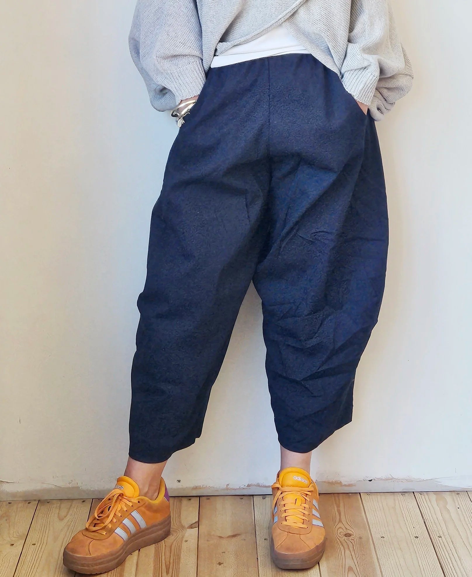Cropped Jersey trousers from So Satsuma Clothing UK.
