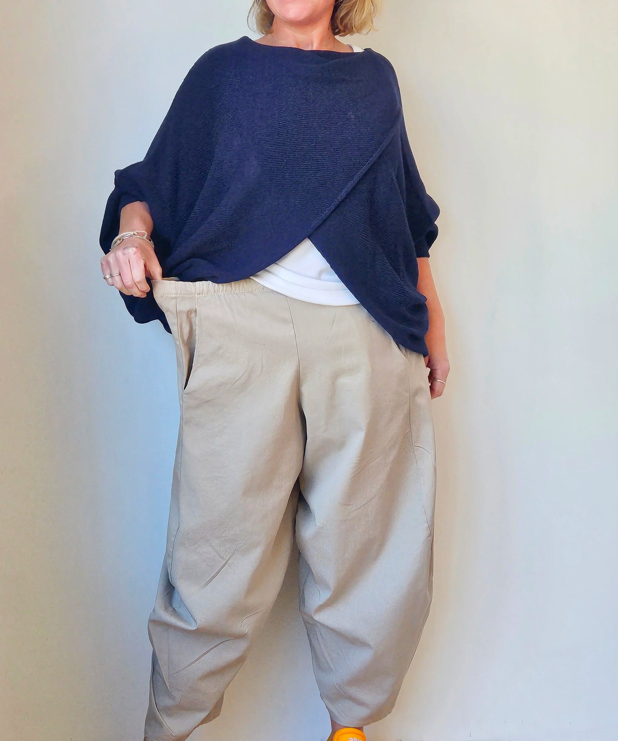 Cropped Jersey trousers from So Satsuma Clothing UK.