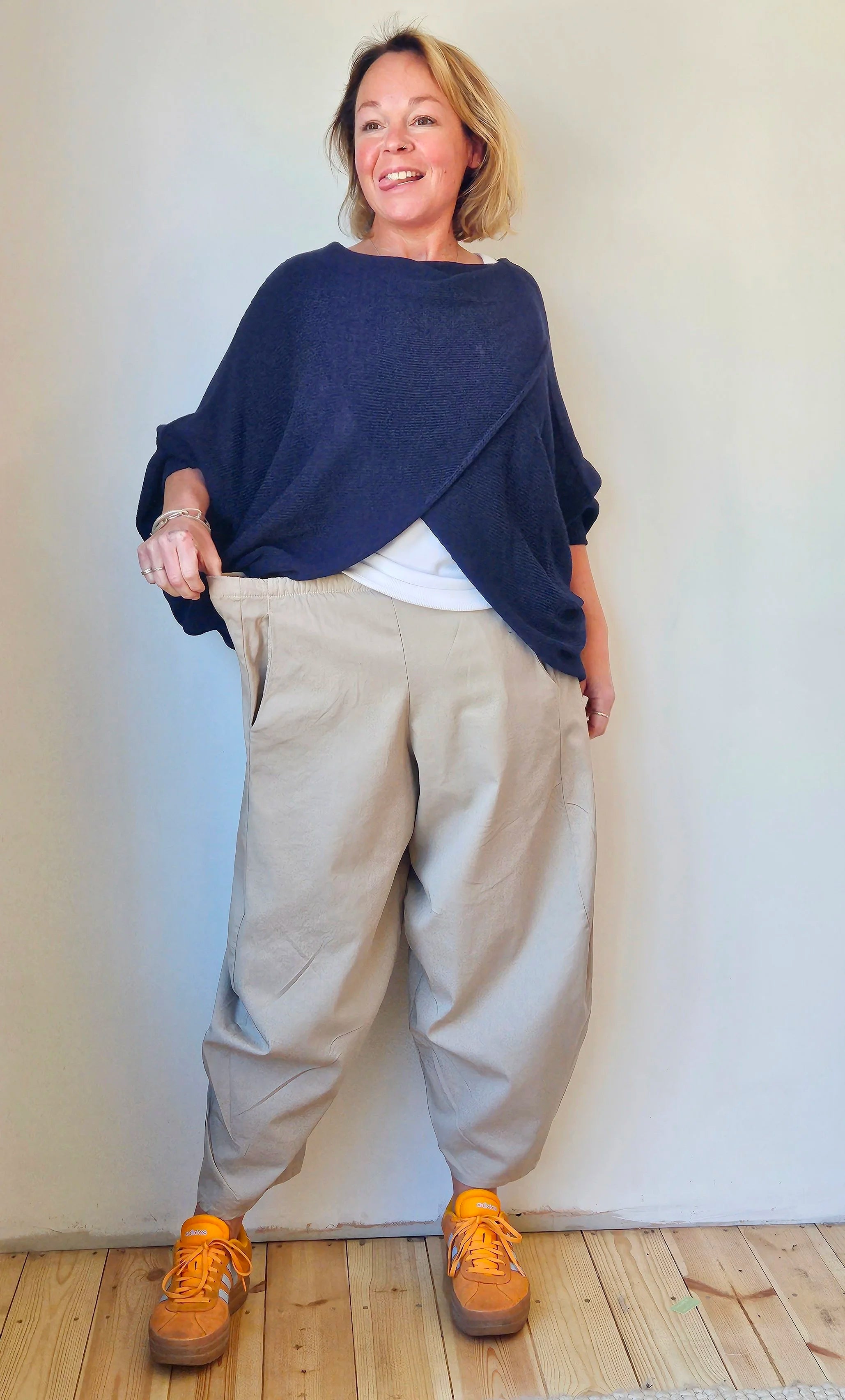 Cropped Jersey trousers from So Satsuma Clothing UK.