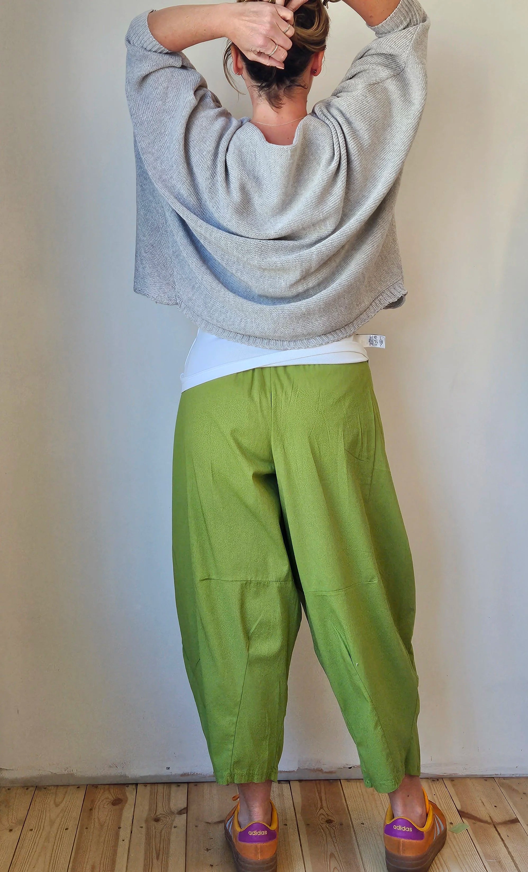 Cropped Jersey trousers from So Satsuma Clothing UK.