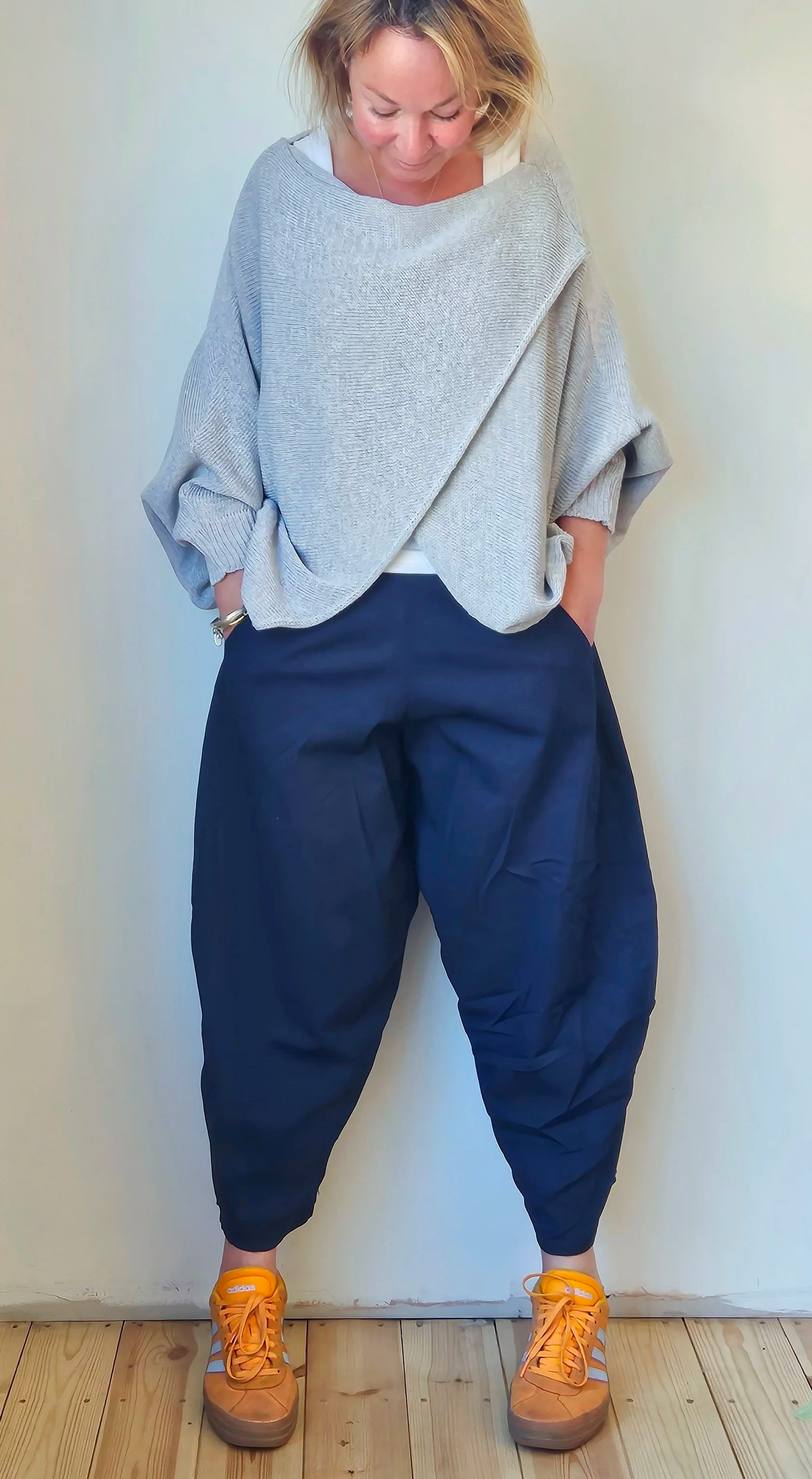 Cropped Jersey trousers from So Satsuma Clothing UK.