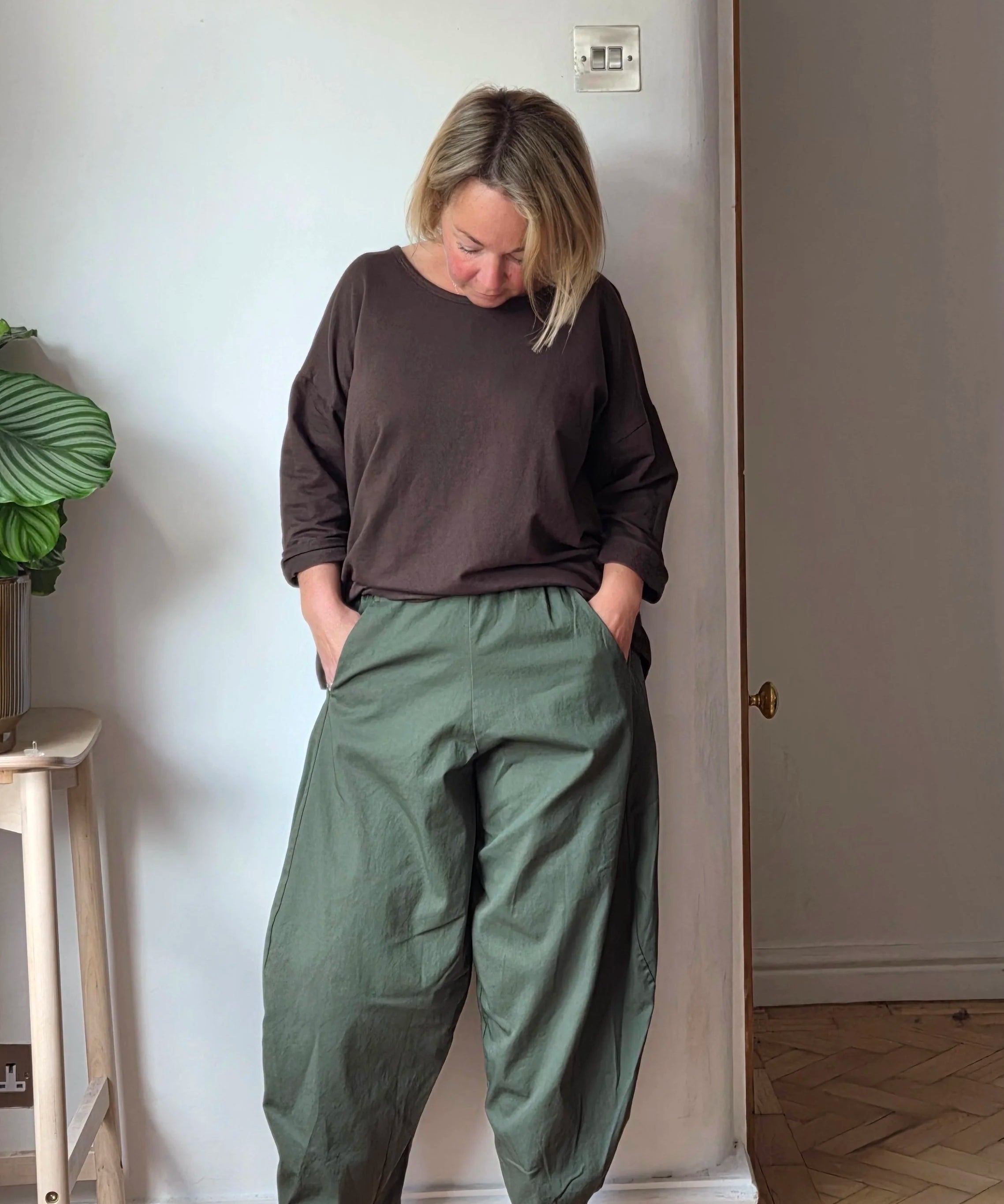 Cropped Jersey trousers from So Satsuma Clothing UK.