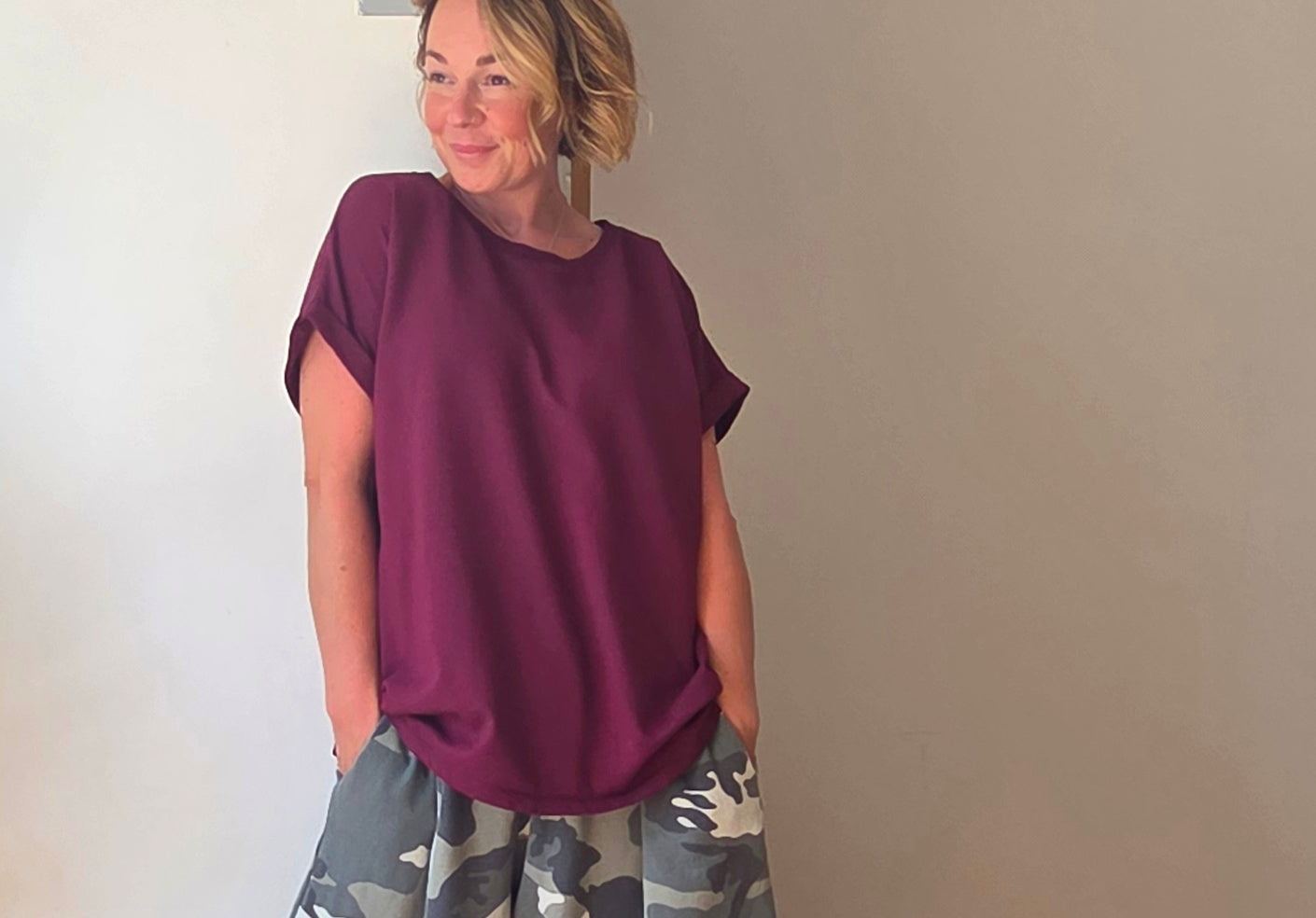 Turned Sleeve T-shirt