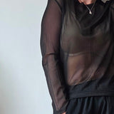 Autumn Mesh Top