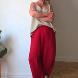 Ara cropped trousers - linen