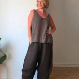 Ara cropped trousers - linen