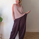 Cropped Jersey trousers