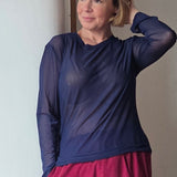 Autumn Mesh Top